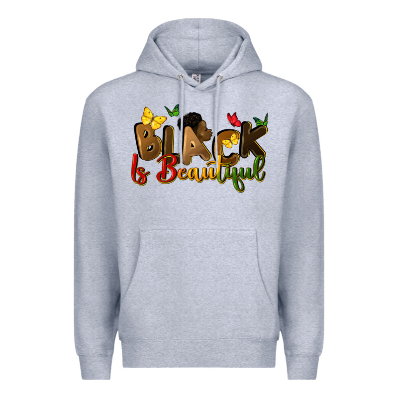 Black Is Beautiful Premium Hoodie by CowGirlArtShop | Teevron