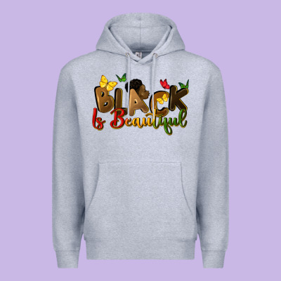 Black Is Beautiful Premium Hoodie Designed By Cowgirlartshop