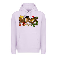 Lilac black is beautiful Premium Hoodie - CowGirlArtShop