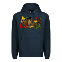 Navy black is beautiful Premium Hoodie - CowGirlArtShop