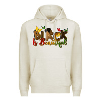Oatmeal Heather black is beautiful Premium Hoodie - CowGirlArtShop