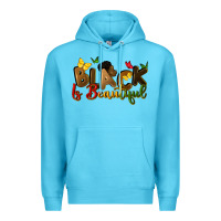 Ocean Blue black is beautiful Premium Hoodie - CowGirlArtShop