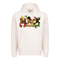 Pale Pink black is beautiful Premium Hoodie - CowGirlArtShop