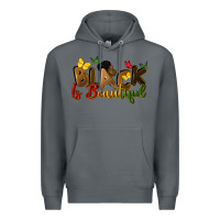 Rock black is beautiful Premium Hoodie - CowGirlArtShop