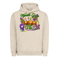 Pigment French Oak mardi gras queen Urban Hoodie - FaDigitalArtStudio