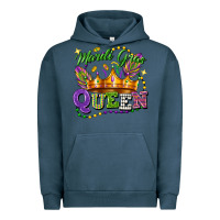 Pigment Midnight Navy mardi gras queen Urban Hoodie - FaDigitalArtStudio