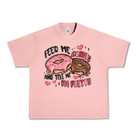 Salmon feed me donuts and tell me i'm pretty Urban Heavy Tee - MaliasSmallBusiness