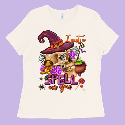 I Put A Spell On You Ladies Tee Designed By Adodesignshop