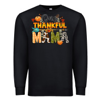 Black one thankful mama Premium Sweatshirt - CowGirlArtShop
