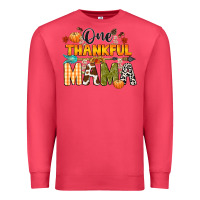 One Thankful Mama Premium Sweatshirt | Teevron
