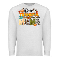 Oatmeal Heather one thankful mama Premium Sweatshirt - CowGirlArtShop