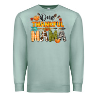 Seafoam one thankful mama Premium Sweatshirt - CowGirlArtShop