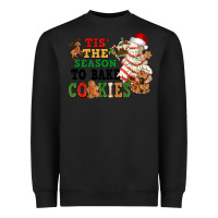 Black Tis' the season to bake cookies Heavyweight Sweatshirt - NancyCooperArtShop