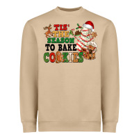 Mushroom Tis' the season to bake cookies Heavyweight Sweatshirt - NancyCooperArtShop