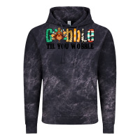 Cloud Black gobble til you wobble thanksgiving turkey Vintage Hoodie - Jasminsmagicworld