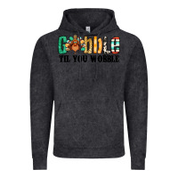 Vintage Black gobble til you wobble thanksgiving turkey Vintage Hoodie - Jasminsmagicworld