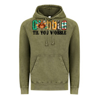 Vintage Olive gobble til you wobble thanksgiving turkey Vintage Hoodie - Jasminsmagicworld