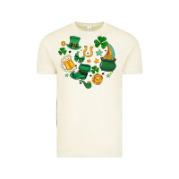 Vintage Arctic st. patrick heart doodle Vintage Tee - MaliasSmallBusiness