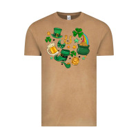 Vintage Camel st. patrick heart doodle Vintage Tee - MaliasSmallBusiness