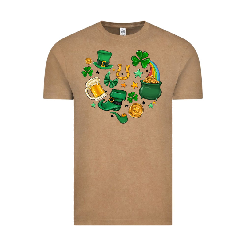 St. Patrick Heart Doodle Vintage Tee by MaliasSmallBusiness | Teevron