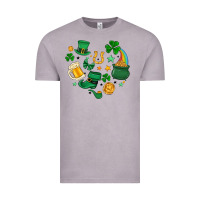 Vintage Zinc st. patrick heart doodle Vintage Tee - MaliasSmallBusiness