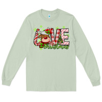 Matcha love christmas deer Long Sleeve Tee - MaliasSmallBusiness