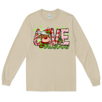 Mushroom love christmas deer Long Sleeve Tee - MaliasSmallBusiness