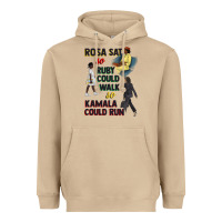 Mushroom rosa sat so ruby could walk so kamala could run juneteenth Heavyweight Hoodie - CowGirlArtShop