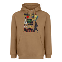 Toasted Coconut rosa sat so ruby could walk so kamala could run juneteenth Heavyweight Hoodie - CowGirlArtShop
