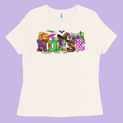Halloween Nurse Ladies Tee Designed By Adodesignshop