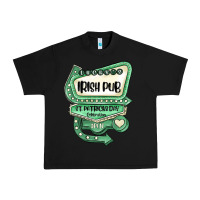 Black st patricks day ırısh pub Urban Heavy Tee - MaliasSmallBusiness