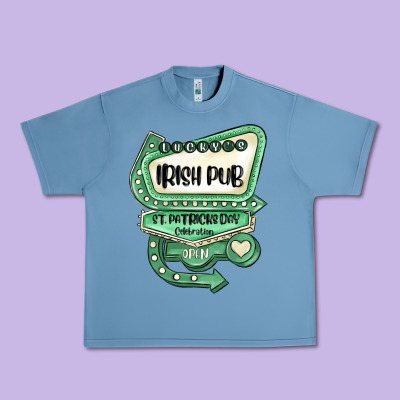St Patricks Day ırısh Pub Urban Heavy Tee Designed By Maliassmallbusiness
