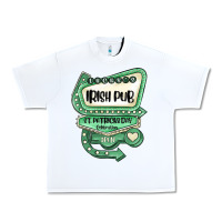 White st patricks day ırısh pub Urban Heavy Tee - MaliasSmallBusiness