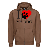 Chestnut I My Dog Zipper Hoodie - Bettercallsaul