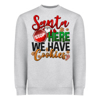 Santa Here We Have Cookies Heavyweight Sweatshirt | Teevron