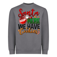 Storm Santa here we have cookies Heavyweight Sweatshirt - NancyCooperArtShop