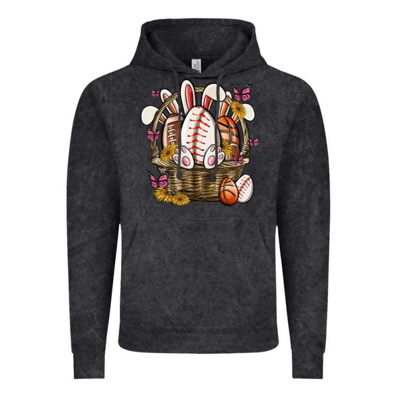 Easter Basket Sports Vintage Hoodie by MaliasSmallBusiness | Teevron