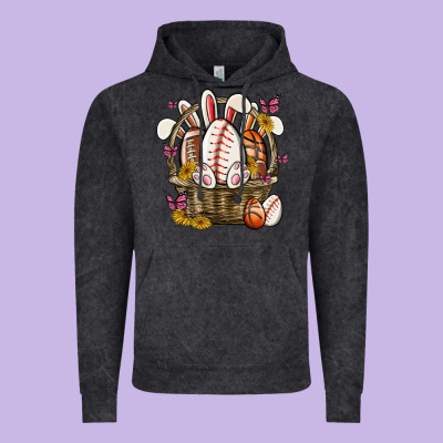 Easter Basket Sports Vintage Hoodie Designed By Maliassmallbusiness
