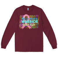 Burgundy this i̇ss what a wwarrior looks like Long Sleeve Tee - JahusDesignShop