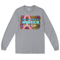 Heather Grey this i̇ss what a wwarrior looks like Long Sleeve Tee - JahusDesignShop