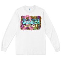 White this i̇ss what a wwarrior looks like Long Sleeve Tee - JahusDesignShop