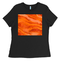 Black orange glitter Ladies Tee - JahusDesignShop