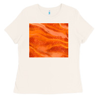 Bone orange glitter Ladies Tee - JahusDesignShop