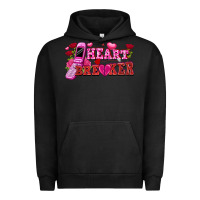 Pigment Black heart breaker Urban Hoodie - FaDigitalArtStudio