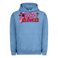 Pigment Pebble Blue heart breaker Urban Hoodie - FaDigitalArtStudio
