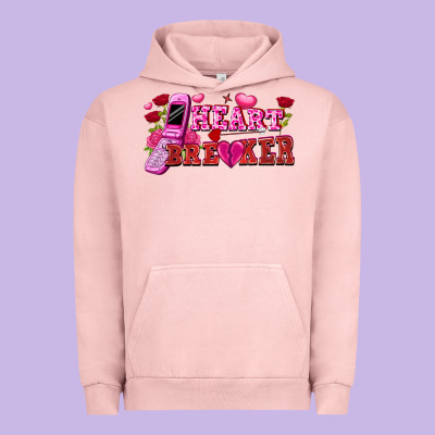 Heart Breaker Urban Hoodie Designed By Fadigitalartstudio