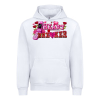 White heart breaker Urban Hoodie - FaDigitalArtStudio