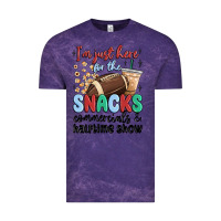 Cloud Purple im just here for the snacks commercials and  halftime show Vintage Tee - MaliasSmallBusiness