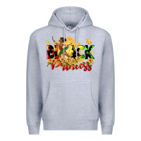 Heather Grey black princess Premium Hoodie - CowGirlArtShop