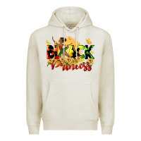 Oatmeal Heather black princess Premium Hoodie - CowGirlArtShop